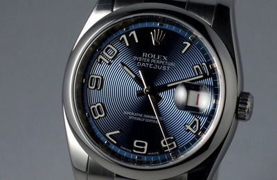 Rolex DateJust Blue